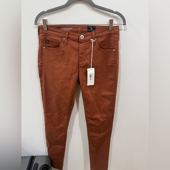 AG DENIM NWT The Legging Ankle Denim Jean Pant in Rust // 27 - Picture 1 of 5